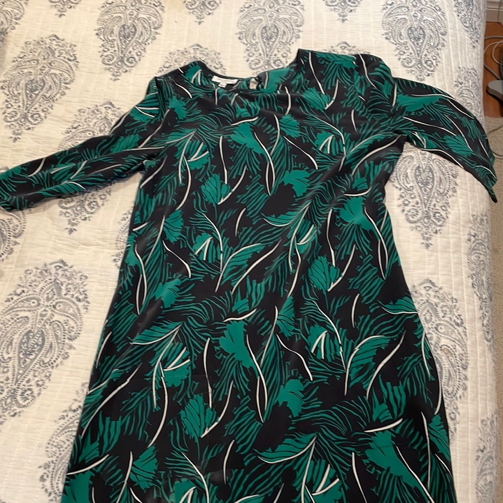 Silk shift dress